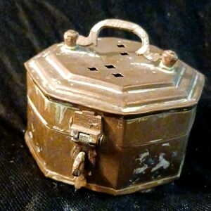 Brass box from India